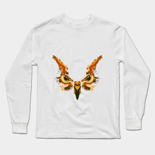 Owl abstact design Long Sleeve T-Shirt